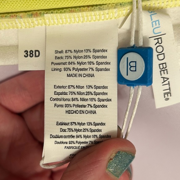 NWT Bleu Rod Beattie Multicolor Swim Bikini Bra Top - Picture 6 of 13